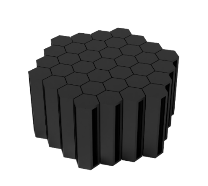 Hexagonal Packaging 4x4x4
